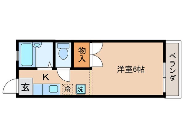 ハイムサンフラワ－の物件間取画像